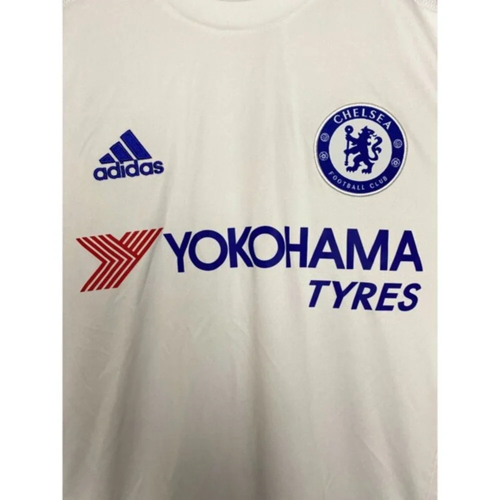 Adidas Chelsea FC 2015/16 Away Jersey S Yokohama‎ Tyres ClimaCool White